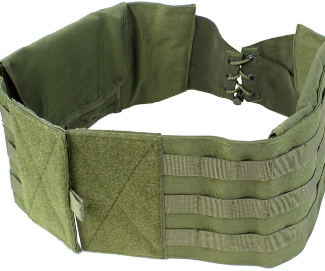 Plate carrier belly band